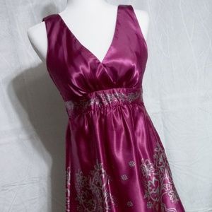 Forever 21 Sleeveless Back Tie Party Dress Size S